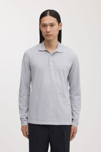 Das Langarm-Piqué-Polo