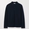 Das Langarm-Piqué-Polo Das Langarm-Piqué-Polo