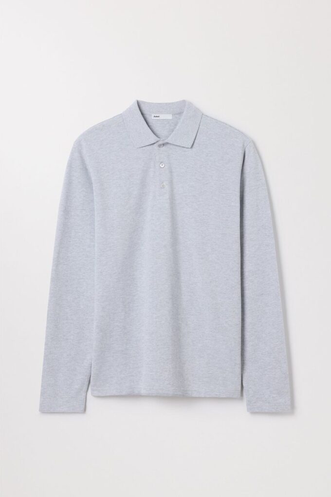 Das Langarm-Piqué-Polo Das Langarm-Piqué-Polo