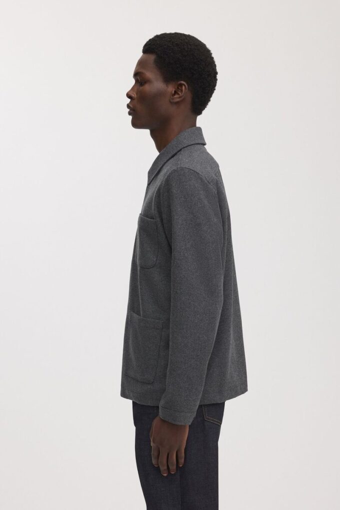 Das Woll-Overshirt Das Woll-Overshirt