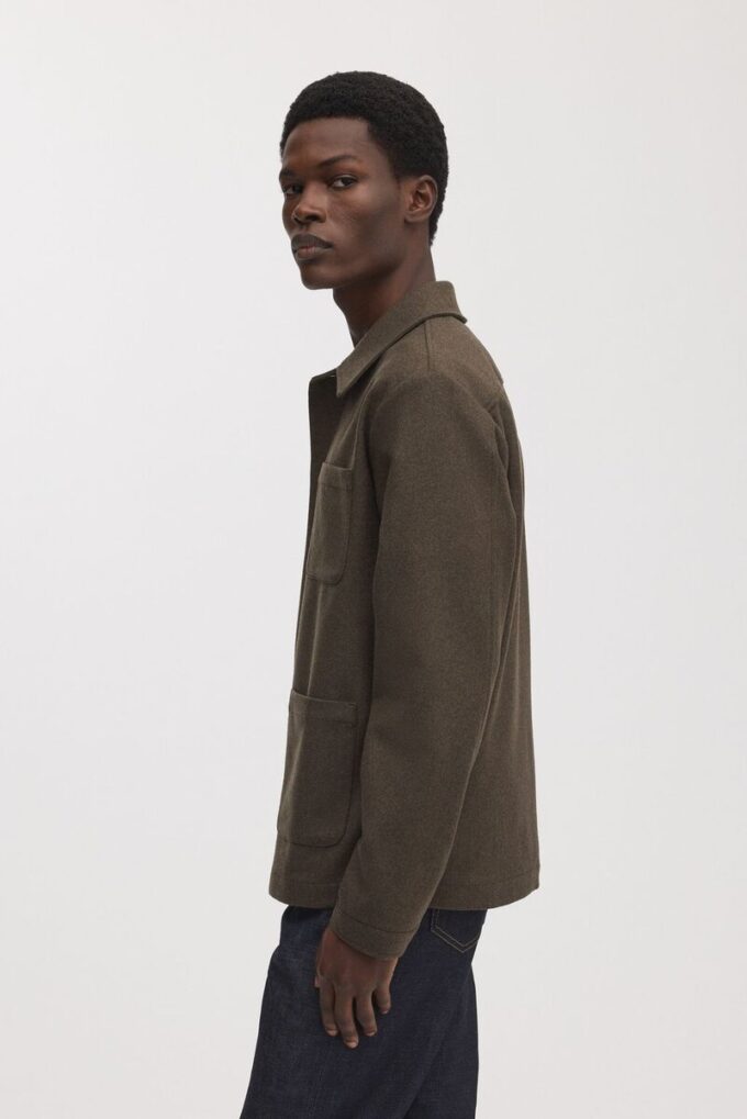 Das Woll-Overshirt Das Woll-Overshirt