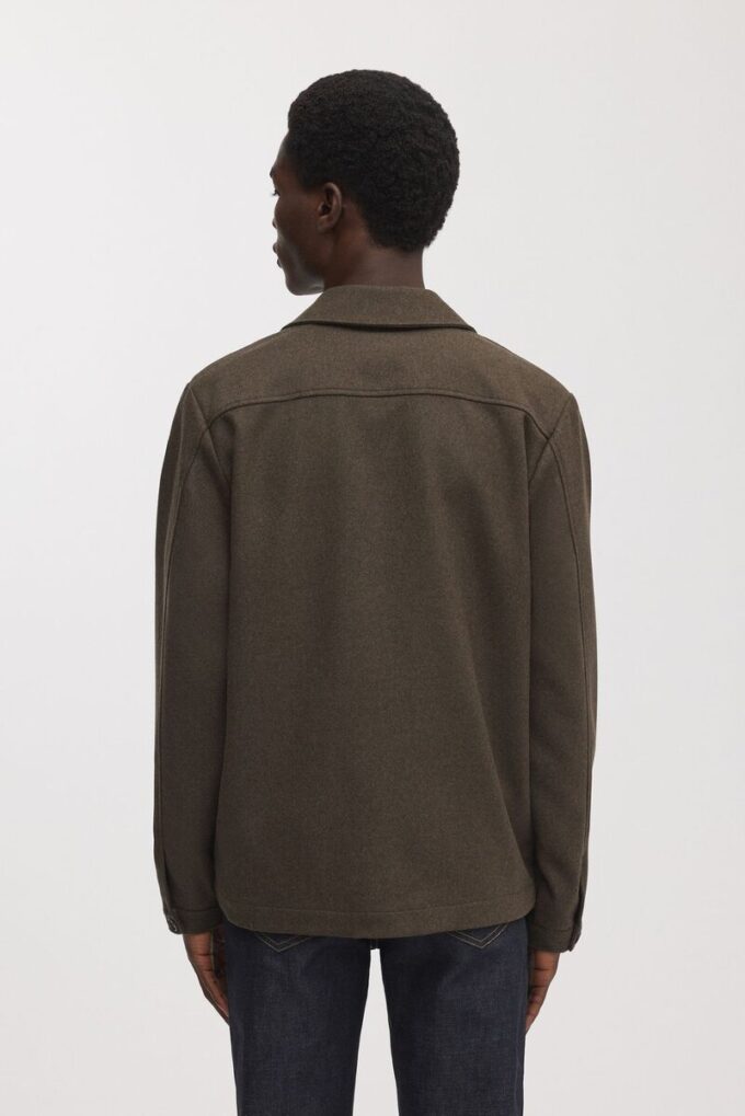 Das Woll-Overshirt Das Woll-Overshirt