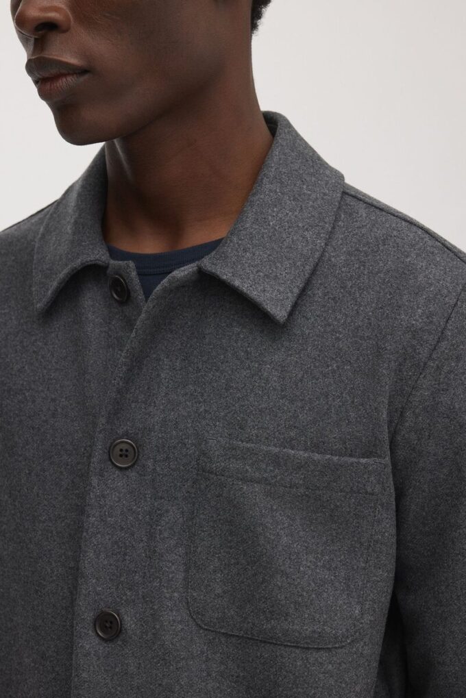 Das Woll-Overshirt Das Woll-Overshirt