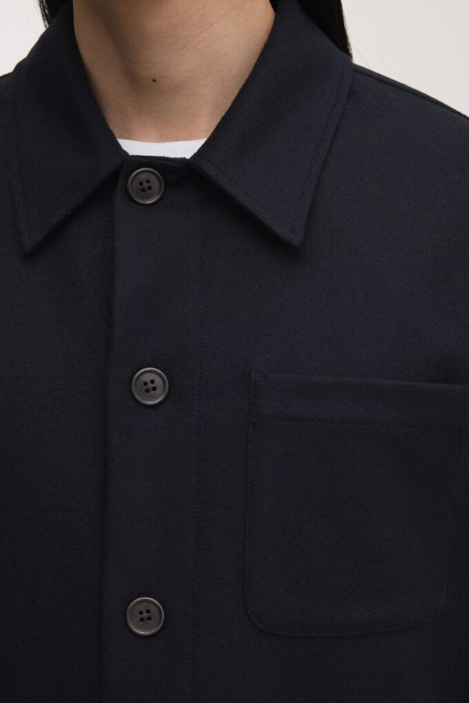 Das Woll-Overshirt Das Woll-Overshirt