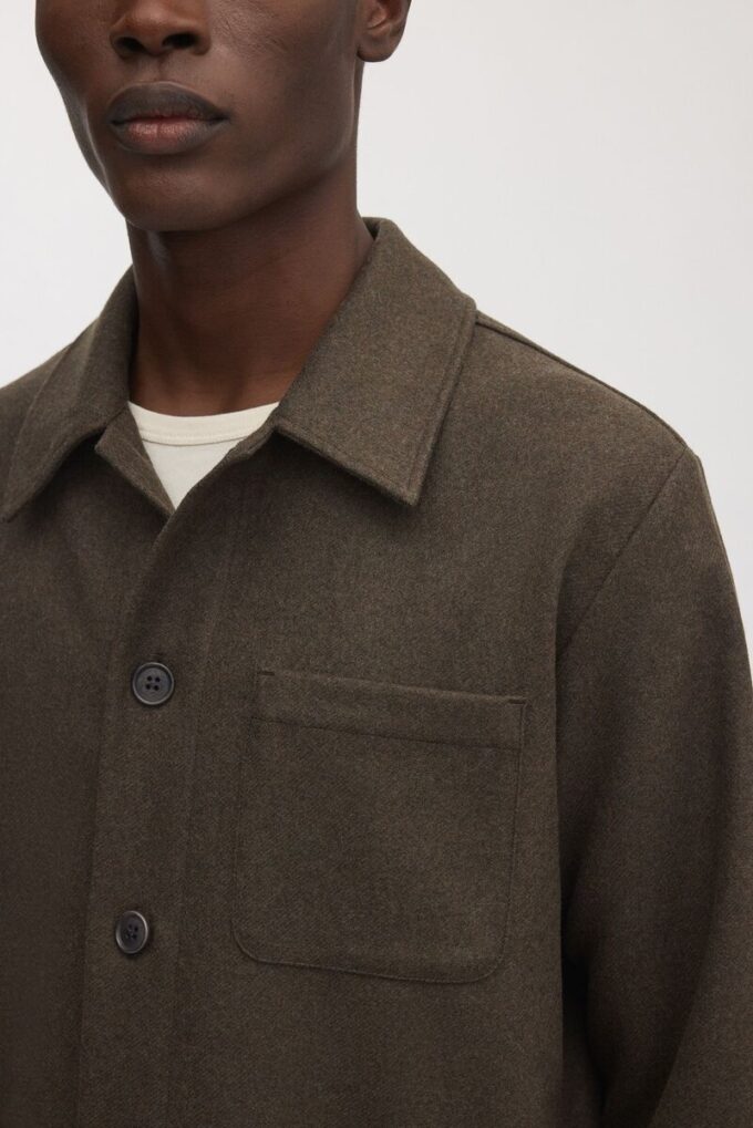 Das Woll-Overshirt Das Woll-Overshirt