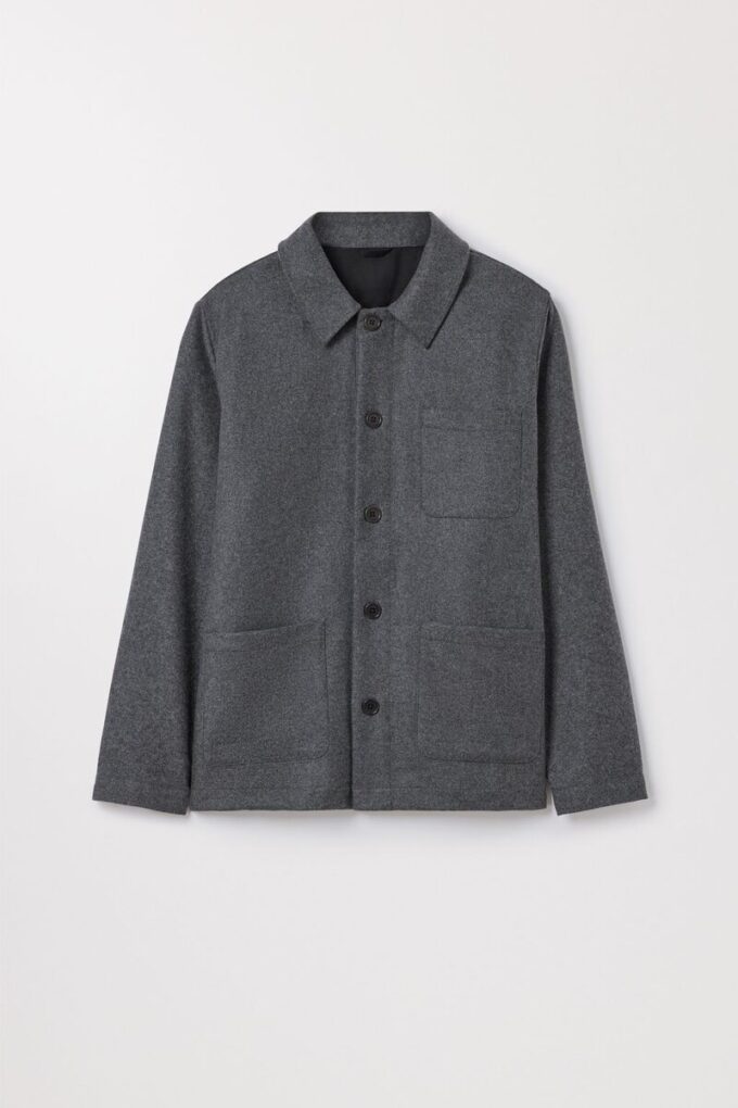 Das Woll-Overshirt Das Woll-Overshirt