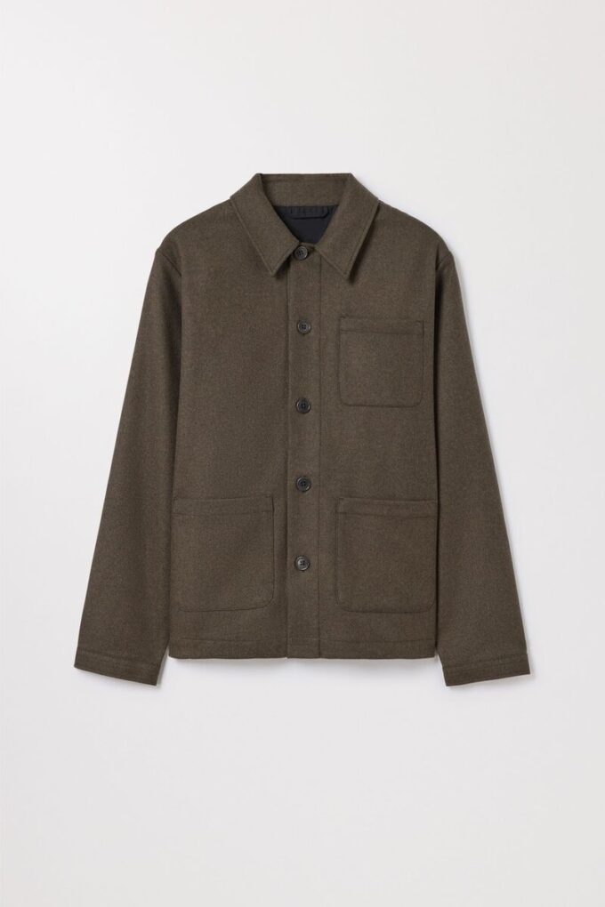 Das Woll-Overshirt Das Woll-Overshirt