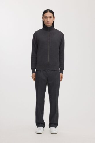 Der Merino-Cardigan mit Reißverschluss Der Merino-Cardigan mit Reißverschluss
