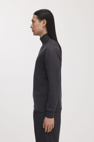 Der Merino-Cardigan mit Reißverschluss Der Merino-Cardigan mit Reißverschluss