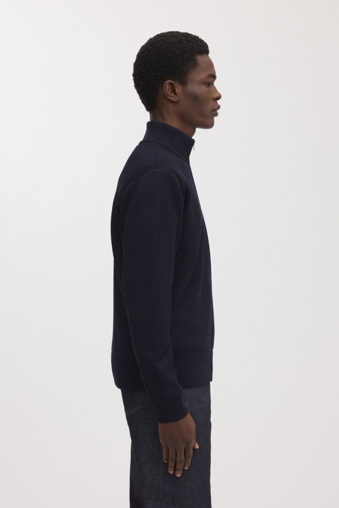 Der Merino-Cardigan mit Reißverschluss Der Merino-Cardigan mit Reißverschluss