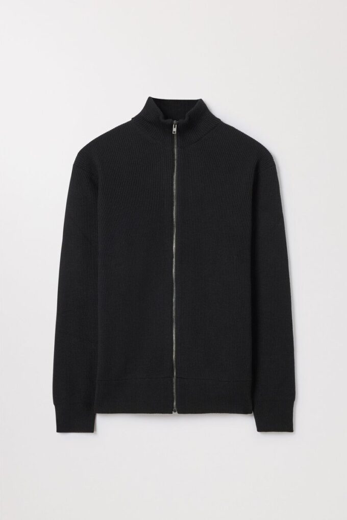 Der Merino-Cardigan mit Reißverschluss Der Merino-Cardigan mit Reißverschluss