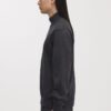 Der Merino-Pullover mit halbem Reißverschluss Der Merino-Pullover mit halbem Reißverschluss