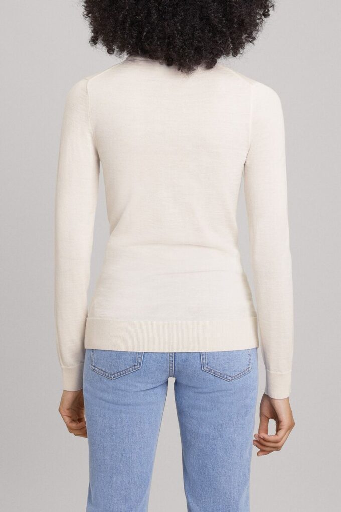 Der Merino-Pullover mit Rundhalsausschnitt – Archiv