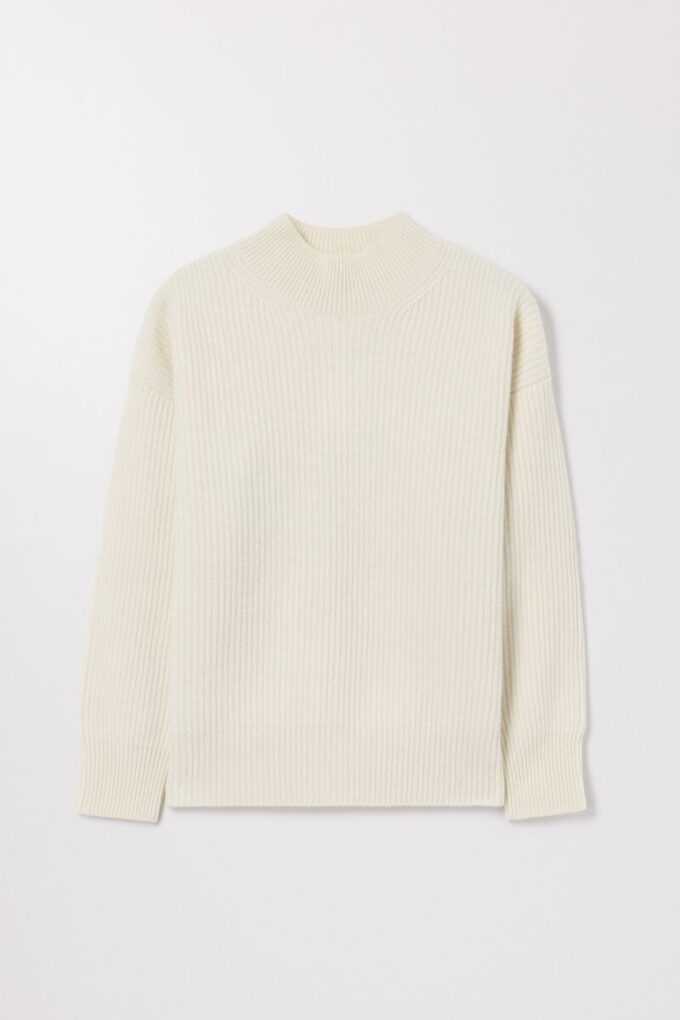 Der Pullover mit Stehkragen Der Pullover mit Stehkragen
