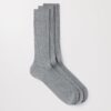 Die gerippten Baumwollsocken im 3er-Pack