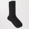 Die gerippten Baumwollsocken im 3er-Pack