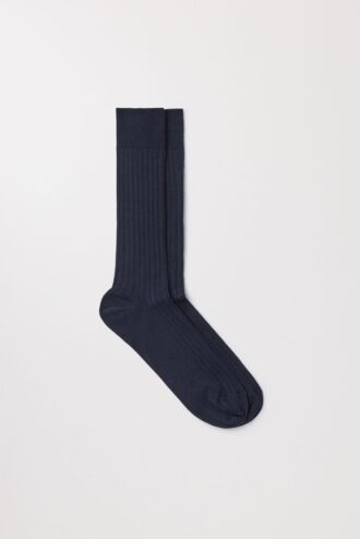 Die gerippten Merino-Socken