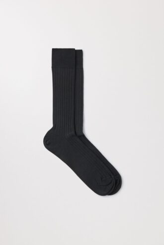 Die gerippten Merino-Socken
