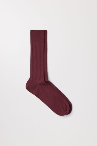 Die gerippten Merino-Socken