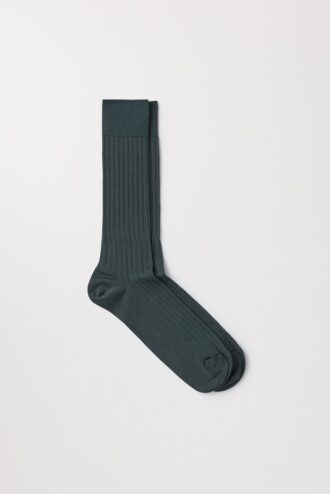 Die gerippten Merino-Socken